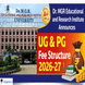 Dr. MGR Educational and Research Institute Announces UG & PG Fee Structure 2026-27 at drmgrdu.ac.in